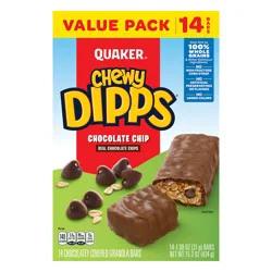 Chewy Dipps Chocolate Chip Granola Bars 14ct