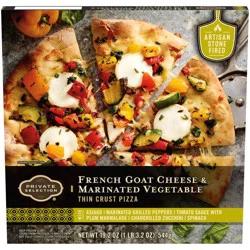Private Selection French Goat Cheese & Marinated Vegetable Thin Crust Pizza