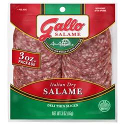 Gallo Salame Deli Thin Sliced Italian Dry Salame