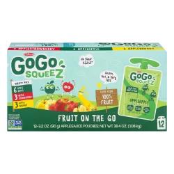 GoGo squeeZ Apple, Banana & Strawberry Applesauce On The Go Variety Pack