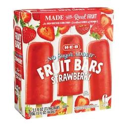 H-E-B No Sugar Added Strawberry Fruit Bar