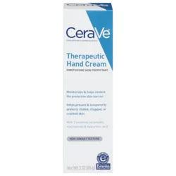CeraVe Therapeutic Hand Cream for Dry Cracked Hands Fragrance Free