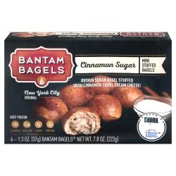Bantam Bagels Cinnamon Brown Sugar Mini Stuffed