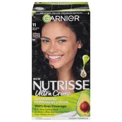 Garnier Nourishing Permanent Hair Color Creme - 11 Blackest Black
