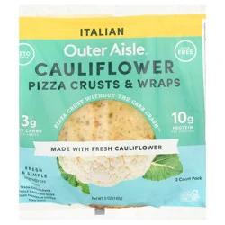 Outer Aisle Italian Cauliflower Pizza Crusts & Wraps 2 ea