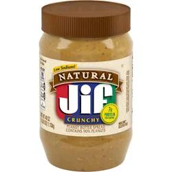 Jif Low Sodium Natural Crunchy Peanut Butter Spread 40 oz