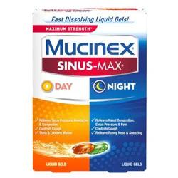 Mucinex Sinus-Max Day & Night Liquid Gels