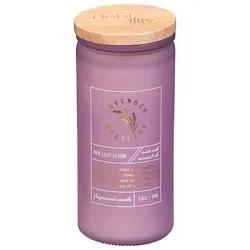 Debi Lilly Wood Lid Candle Tall - EA
