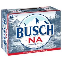 Busch Non Alcoholic Beer, 12 Pack Beer, 12 FL OZ Cans
