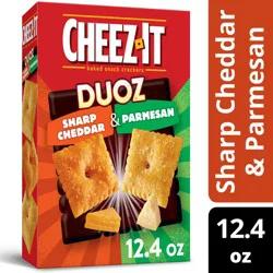 Cheez-It Cheezit Duoz Sharp Cheddar & Parmesan Baked Snack Crackers