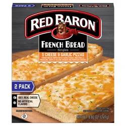 Red Baron Singles Five Cheese Garlic French Bread Pizzas
