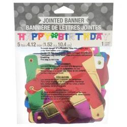 Celebrations Happy Birthday Jointed Banner 1 ea