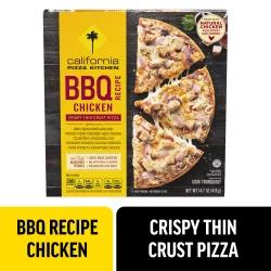 California Pizza Kitchen Crispy Thin Crust BBQ Recipe Chicken Frozen Pizza - 14.7oz