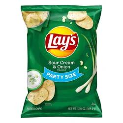 Lay's Potato Chips Sour Cream & Onion Flavored 12 1/2 Oz 