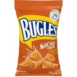 Bugles Nacho Cheese Flavor Crispy Corn Snacks