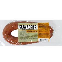 Slovacek's Hickory Smoked Jalapeno Cheese Sausage
