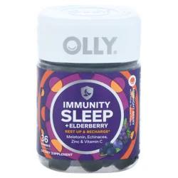 Olly Immunity Sleep Gummies - Elderberry - 36ct