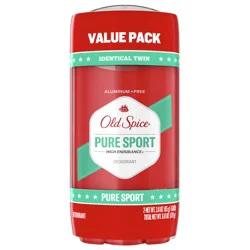 Old Spice High Endurance Aluminum Free Deodorant for Men with 48 Hour Protection, Pure Sport Scent - 3oz/2ct