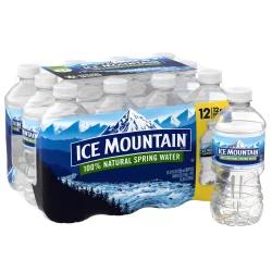 Ice Mountain 100% Natural Spring Water Plastic Bottles