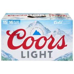 Coors Beer - 15pk/16 fl oz Aluminum Bottles