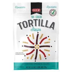 H-E-B Tri-color Tortilla Strips