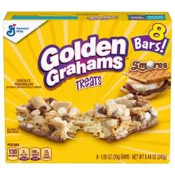 Golden Grahams S'mores Chocolate Marshmallow Treat Bars, 8 bars