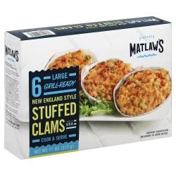 Matlaw's Grill Ready New England Style Stuffed Clams
