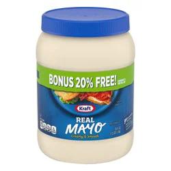 Kraft Real Mayo Creamy & Smooth Mayonnaise Jar