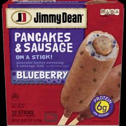 Jimmy Dean Frozen Blueberry Pancakes & Sausage On A Stick