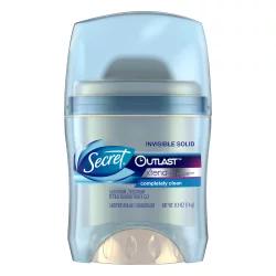 Secret Outlast Invisible Solid Completely Clean Antiperspirant/Deodorant 0.5 oz