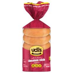 Udi's Cinnamon Raisin Bagels
