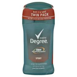 Degree Men Dry Protection Antiperspirant Deodorant Sport Twin Pack