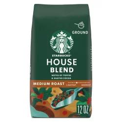 Starbucks Medium Roast Ground Coffee, House Blend, 100% Arabica