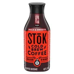 STōK Not Too Sweet Black Cold Brew Coffee - 48 fl oz