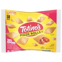 Totino's Pizza Rolls, Triple Pepperoni Flavored, Frozen Snacks, 50 ct