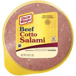 Oscar Mayer Beef Cotto Salami Sliced Lunch Meat, 16 oz. Pack