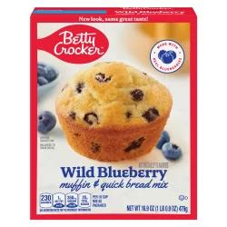 Betty Crocker Wild Blueberry Muffin and Quick Bread Mix, 16.9 oz