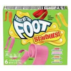 Fruit By The Foot Starburst Flavored Fruit Flavored Snacks 6 ea