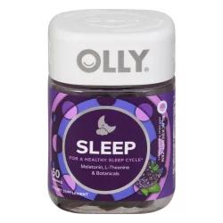Olly Sleep Gummies, 3mg Melatonin, Sleep Aid, Blackberry Zen