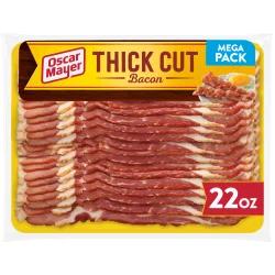 Oscar Mayer Naturally Hardwood Smoked Thick Cut Bacon Mega Pack Pack, 15-17 Slices