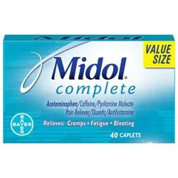 Midol Menstrual Symptom Relief Tablets - Acetaminophen - 40ct