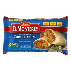 El Monterey™ frozen beef and bean chimichangas, family size