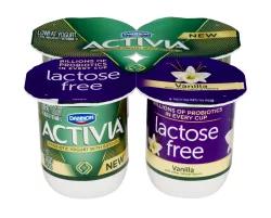 Dannon Activia Lactose-free Blended Vanilla Probiotic Yogurt