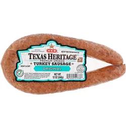 H-E-B Select Ingredients Texas Heritage Original Turkey Smoked Sausage