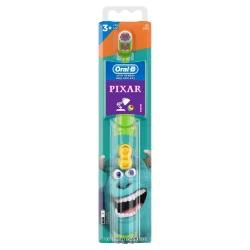 Oral-B Kid's Battery Toothbrush featuring PIXAR favorites, Soft Bristles, for Kids 3+