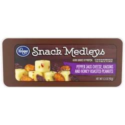 Kroger Snack Medley - Pepperjack Cheese Raisins & Honey Roasted Peanuts