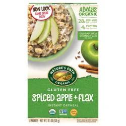 Nature's Path Organic Gluten Free Oatmeal Spiced Apple with Flax