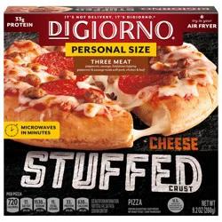 DIGIORNO Frozen Pizza - Three Meat Stuffed Crust Pizza - Personal Pizza