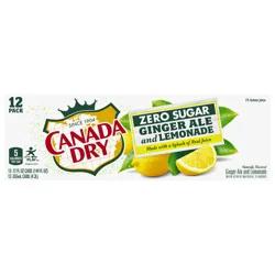 Canada Dry Lemonade Diet Ginger Ale 12Pk