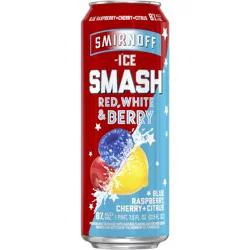 Smirnoff Ice Smash Red, White, & Berry, 23.5oz Single Can, 8% ABV
